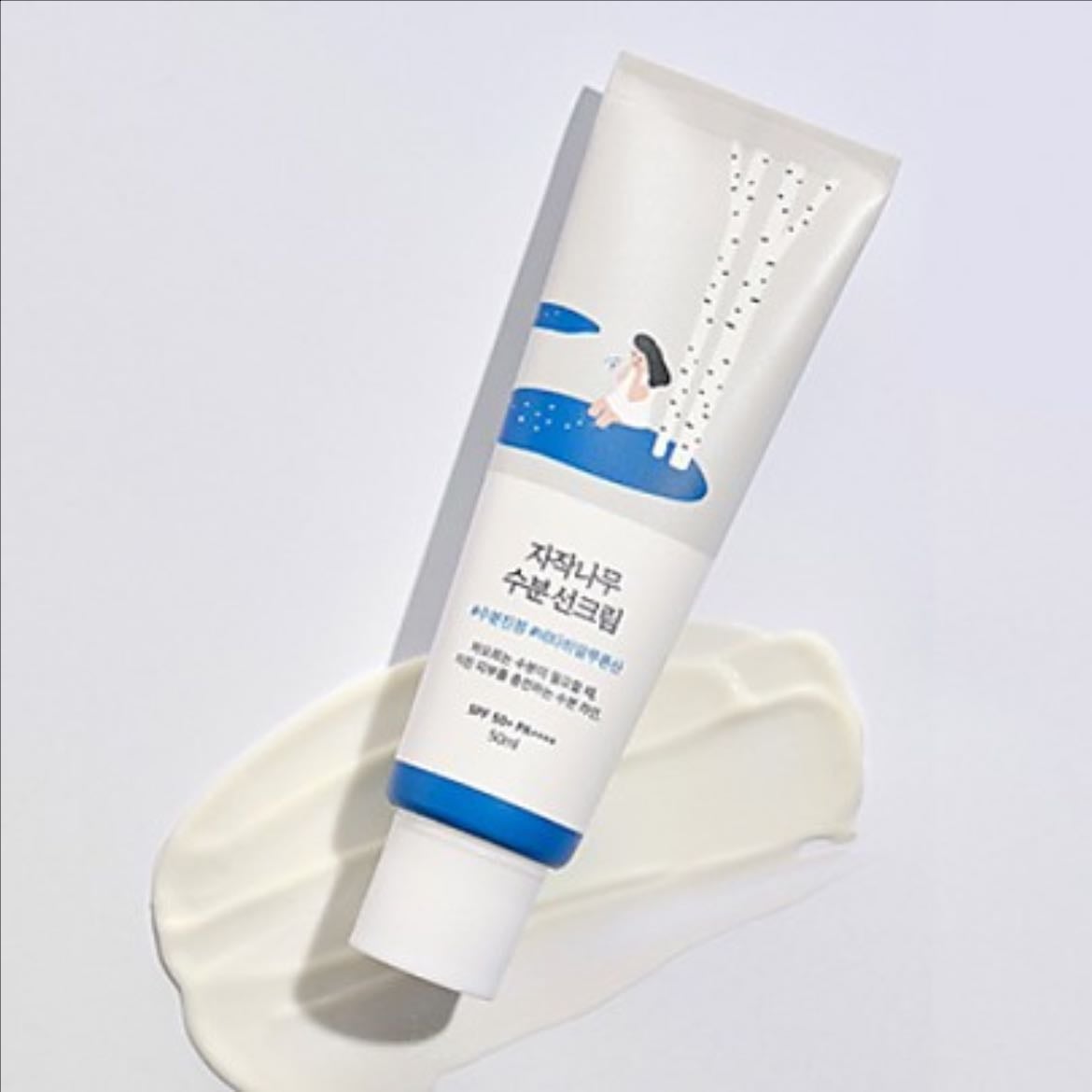 Round Lab Birch Juice Moisturising Sun Cream SPF50