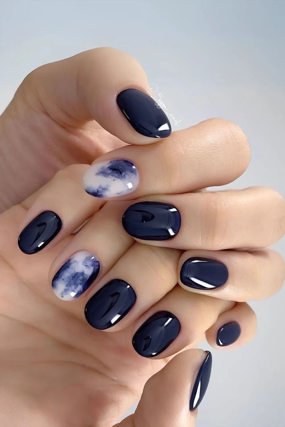 Painted nails