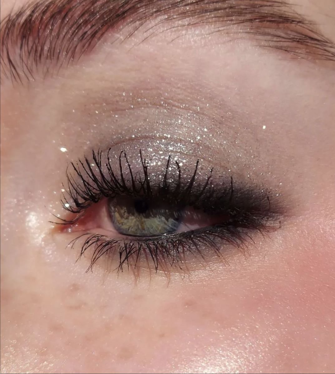 grey glitter