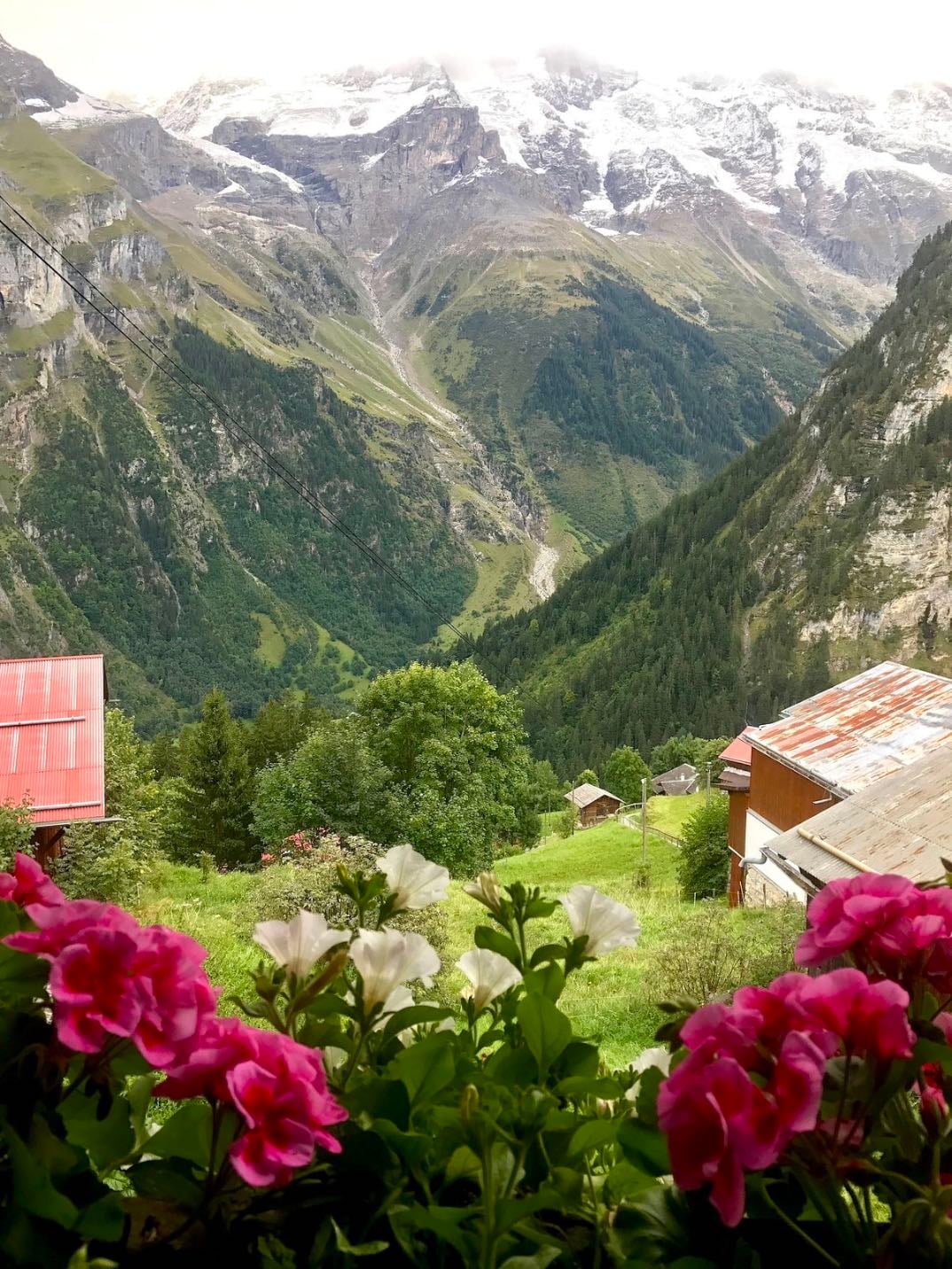 Mountain Hostel Gimmelwald - in spring/ sunny days for sure!!