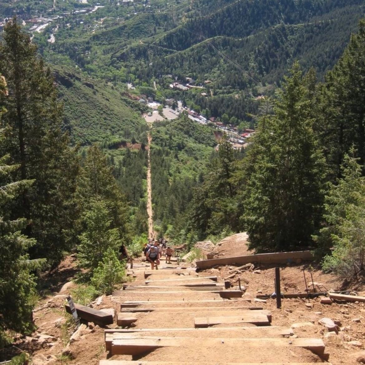 Walking Stairs in Colorado