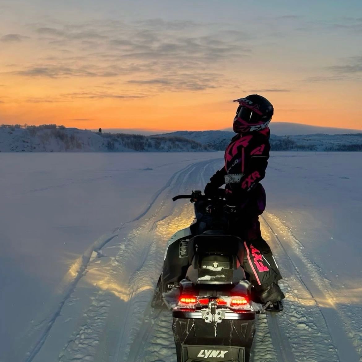 Snowmobiling
