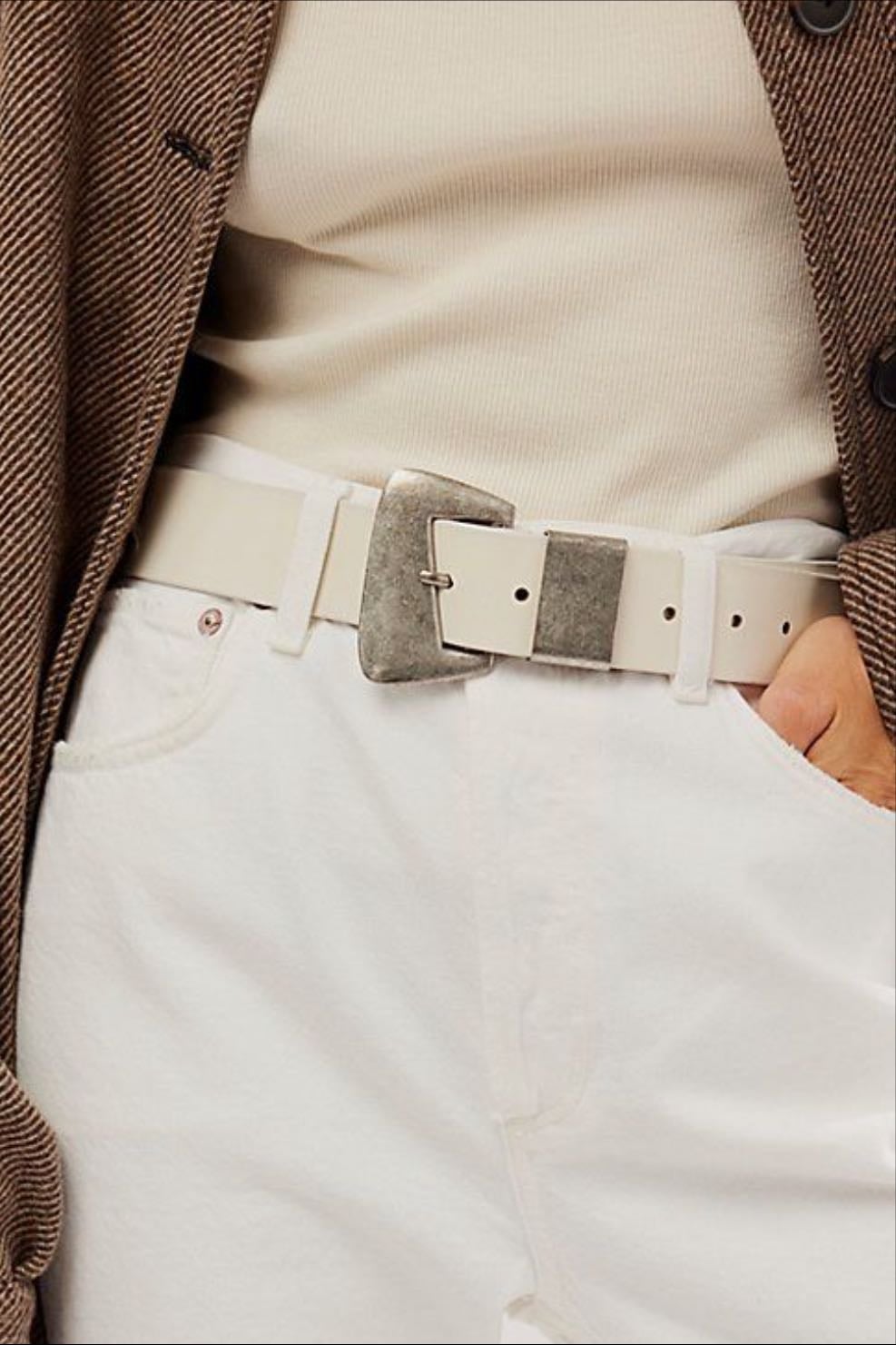 Siggy Leather Belt - Free People