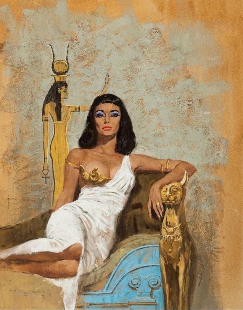 CLÉOPÂTRE - Fille du Nil.
Sa beauté captivait, mais elle était redoutable.
Elle gouvernait par la grâce
et maniait l’art de régner comme un sort.
Elle ne séduisait pas, elle hypnotisait.
Cléopâtre : une femme de charme et de pouvoir.