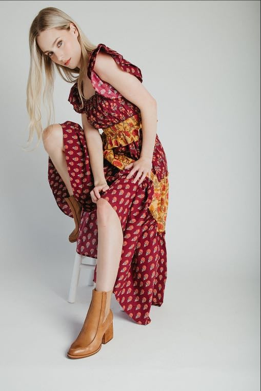 Piper and scoot the widmer maxi dress