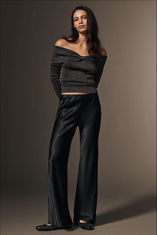 Anthropologie tilda pull on wide leg pants