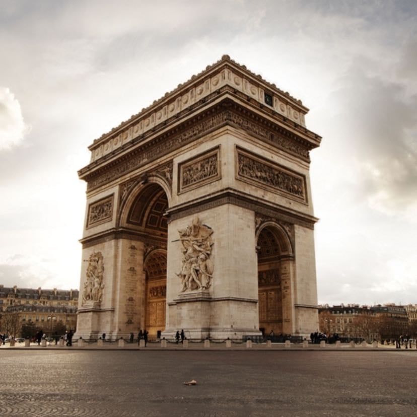 Arc de Triomphe - Vistas desde la parte de arriba