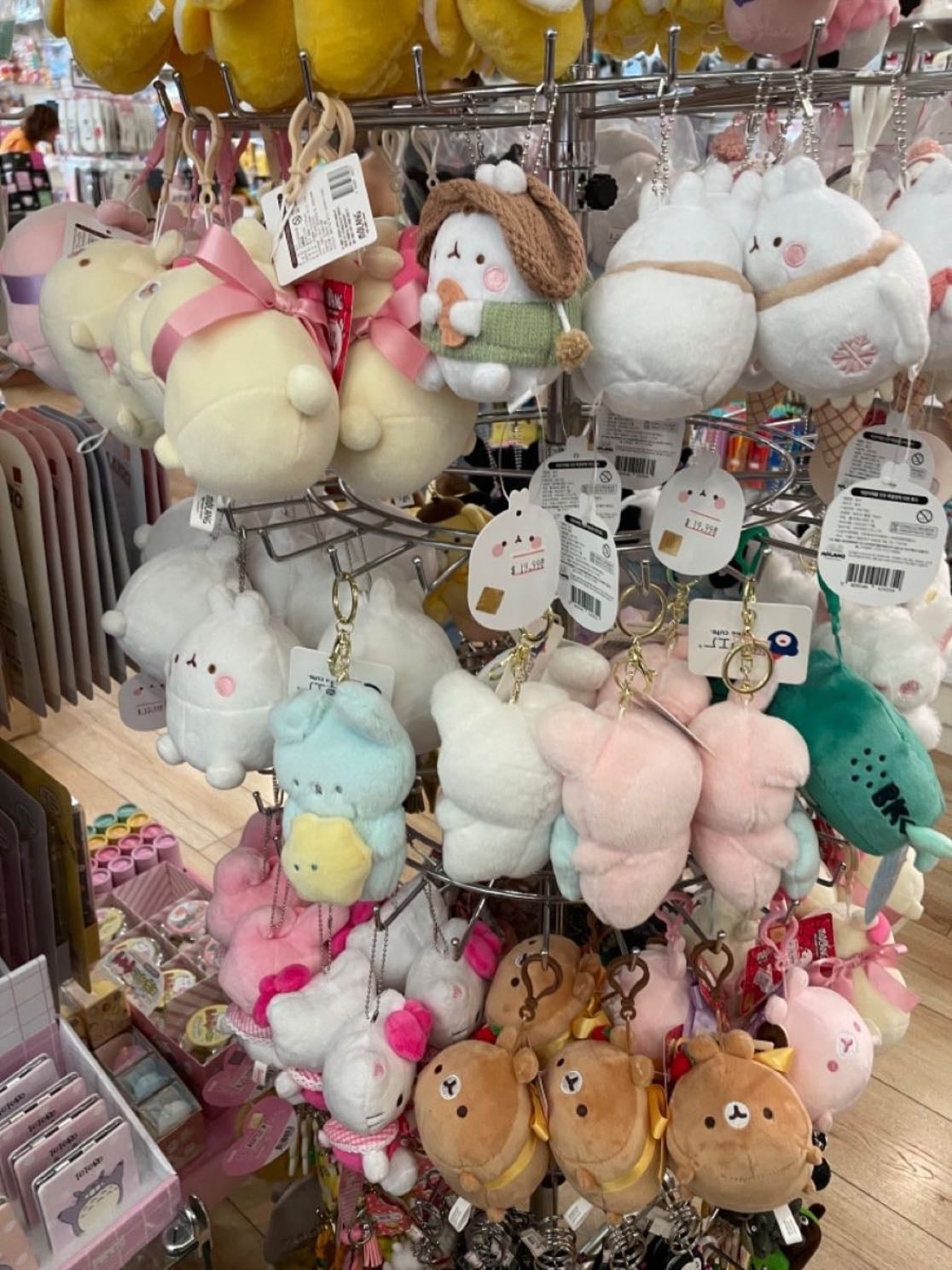 Charms de peluche - para colgar en la mochila y bolsos