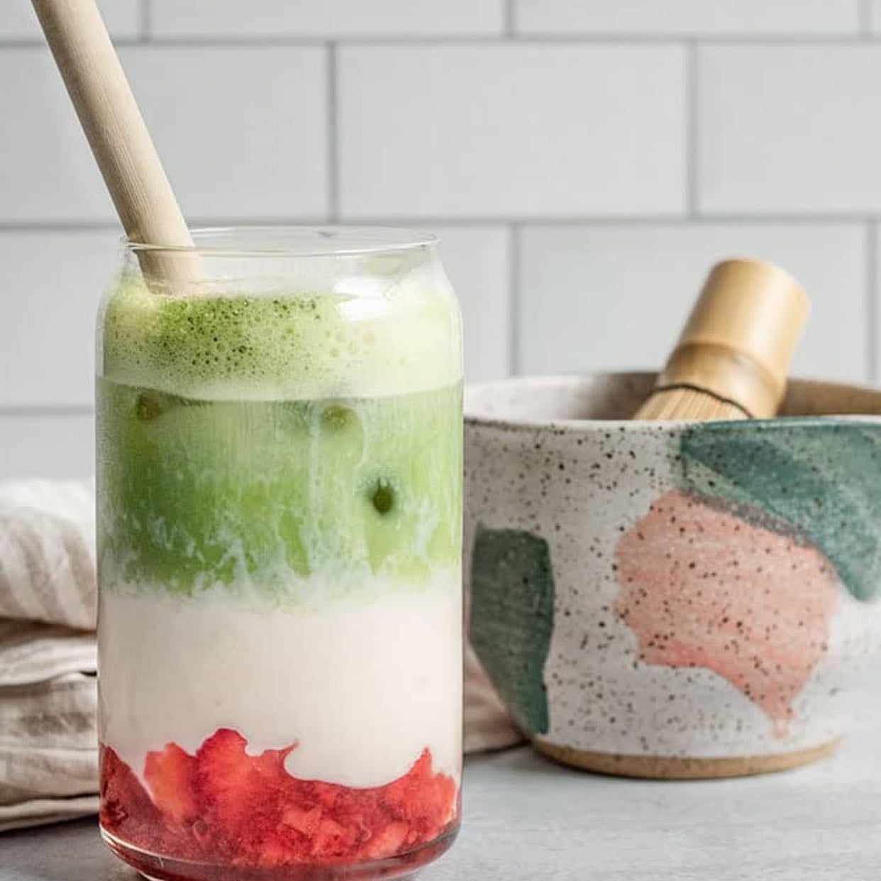 Strawberry Matcha - La mejor combinación de sabores 🍓🍵