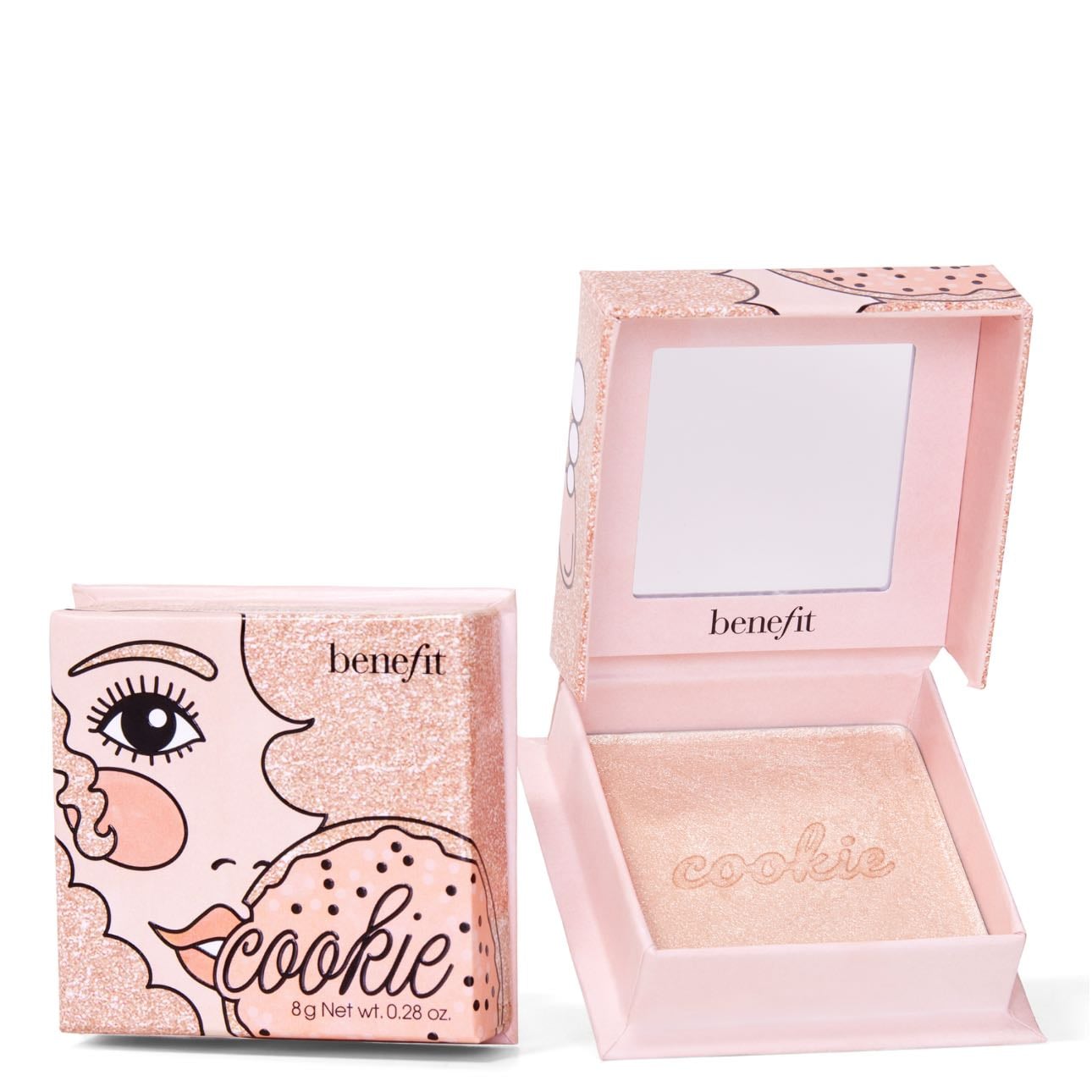 benefit highlighter - Está hermoso, te deja spr shiny, te recomiendo el tono “cookie”.