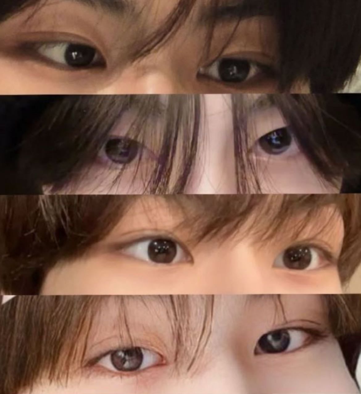𝚎𝚢𝚎𝚜 - I love Jungwon for his sparkly eyes that give me joy with that beautiful and sweet look he has, in his eyes I see the calmness that I sometimes lack.