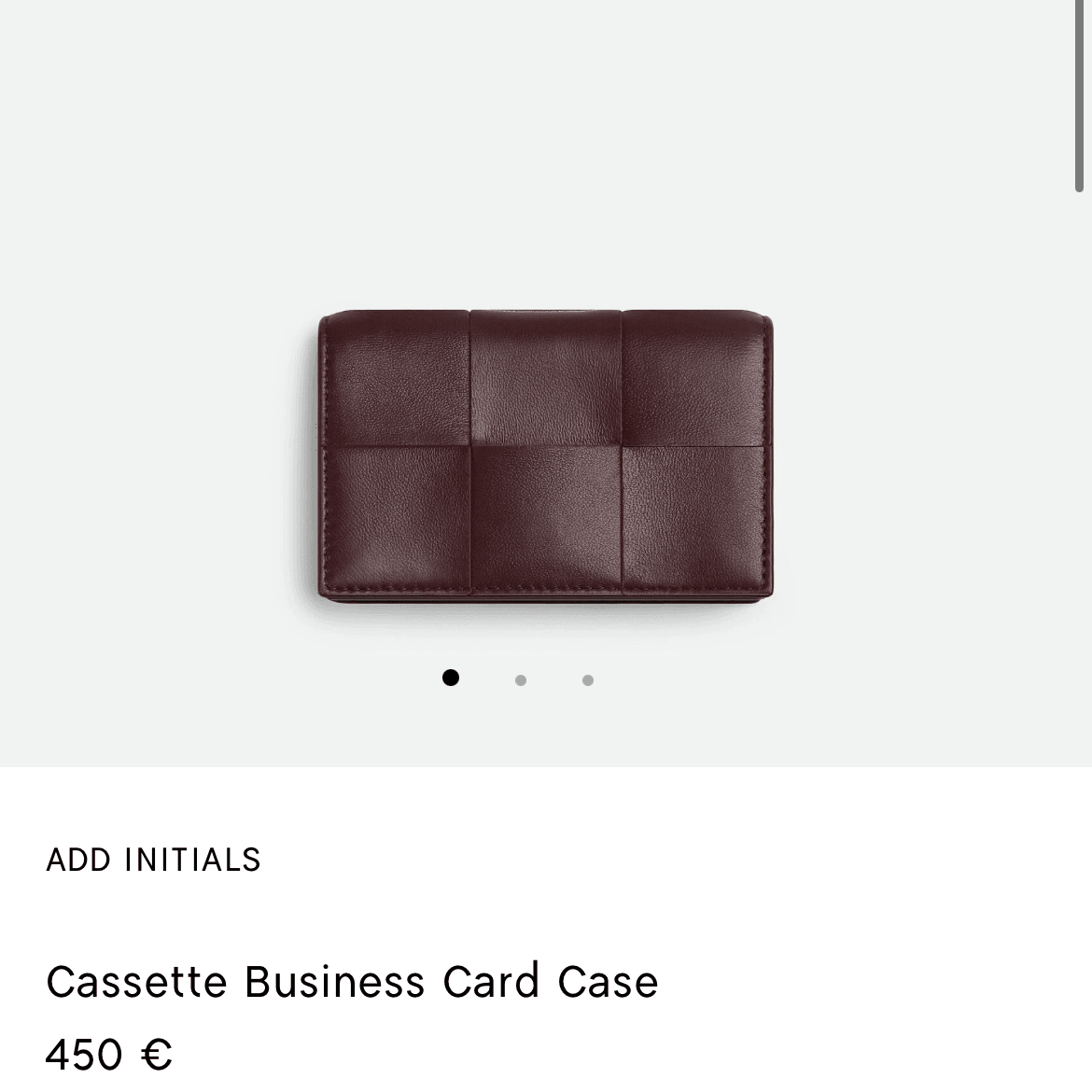 Cassette business card case - Bottega veneta