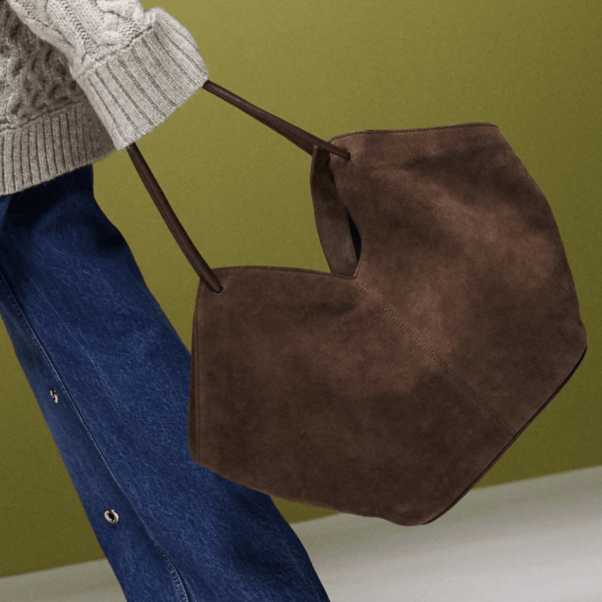 Tote marrón chocolate - Asos