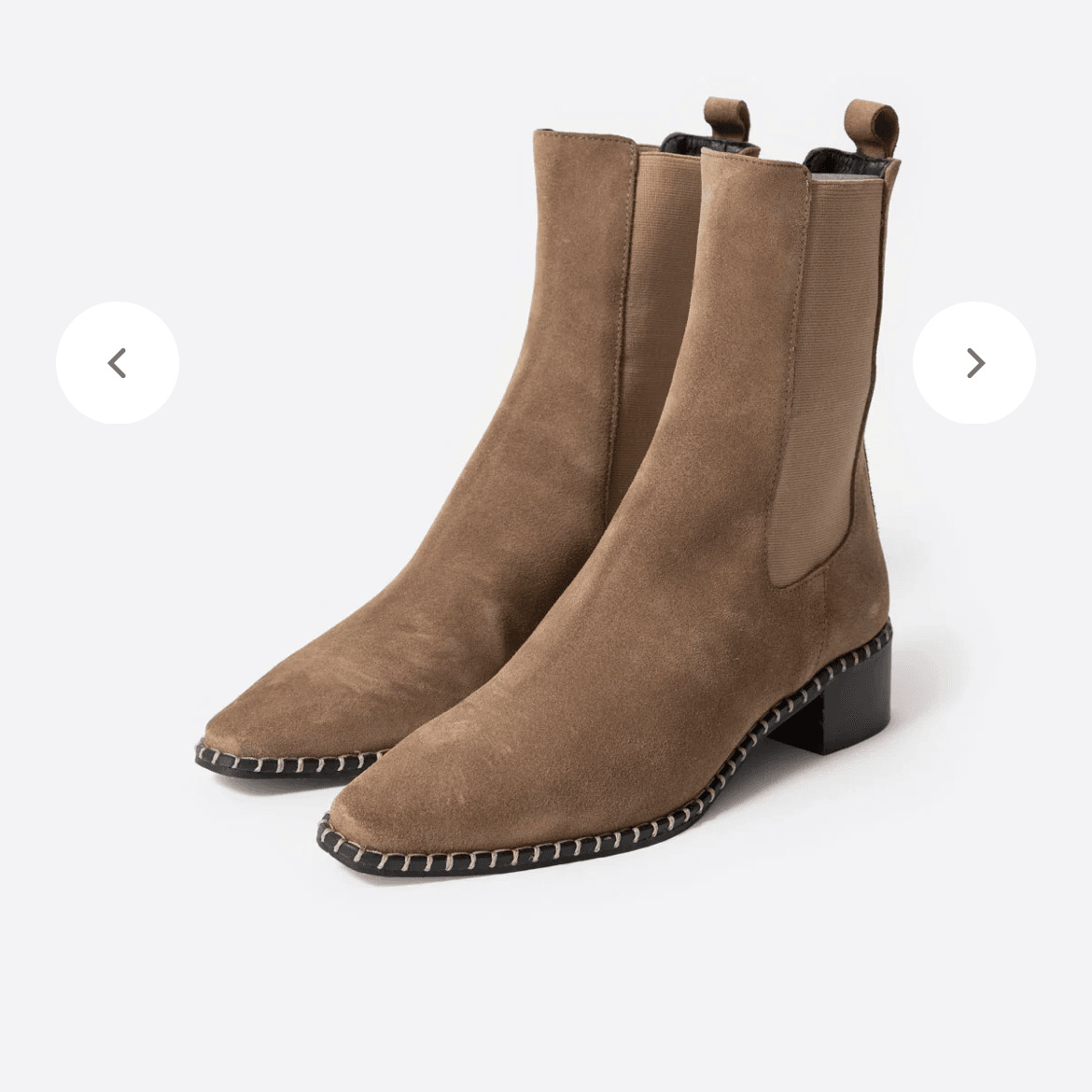 Botas bastian serraje beige - Mint&rose