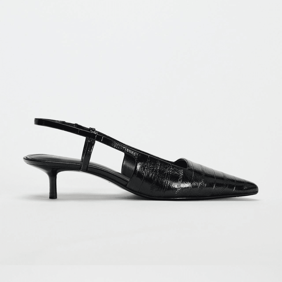 Zapato destalonado tacón kitten - Zara