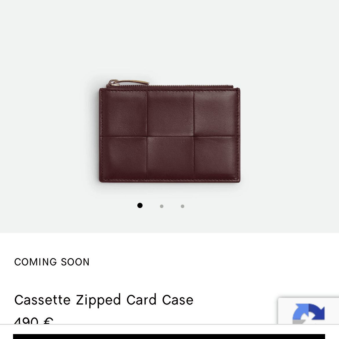 Cassette zipped card case - Bottega veneta