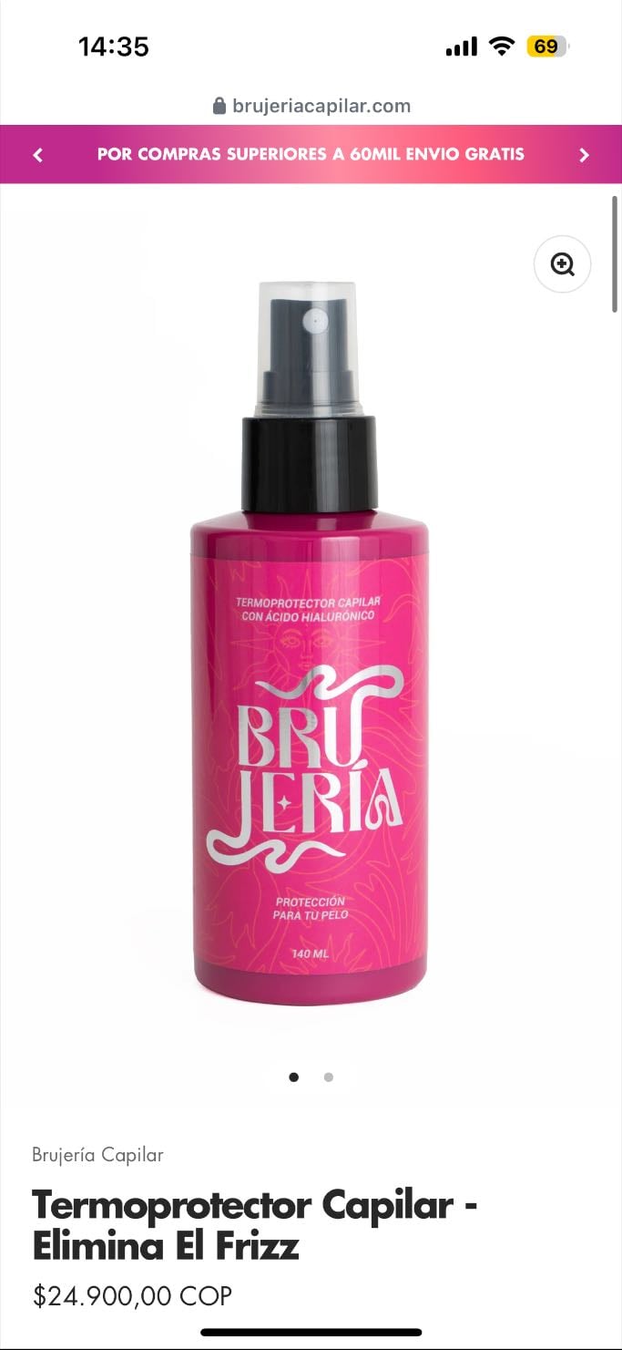Termoprotector brujeria