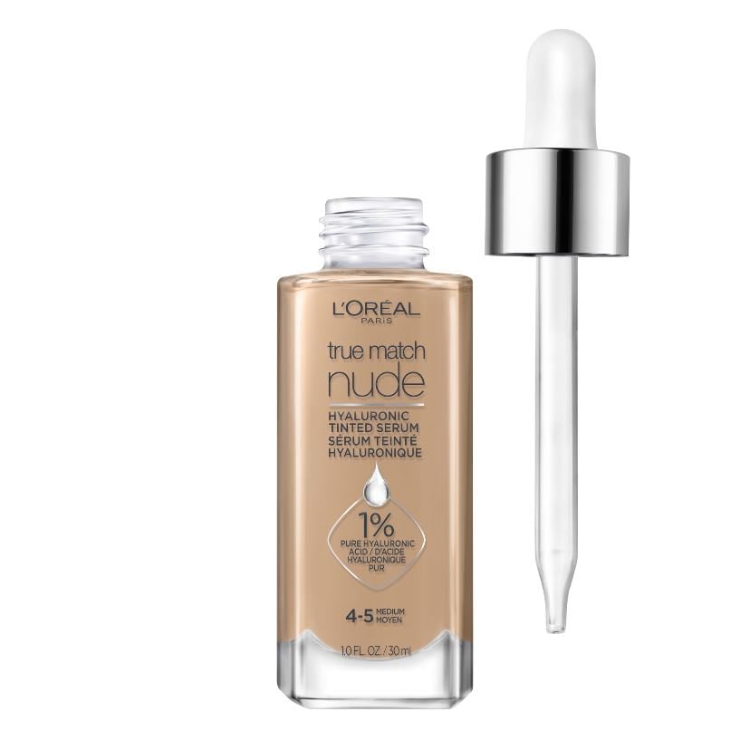 Serum true match nude - Liviana, ligera, con ácido hialuronico y cobertura media