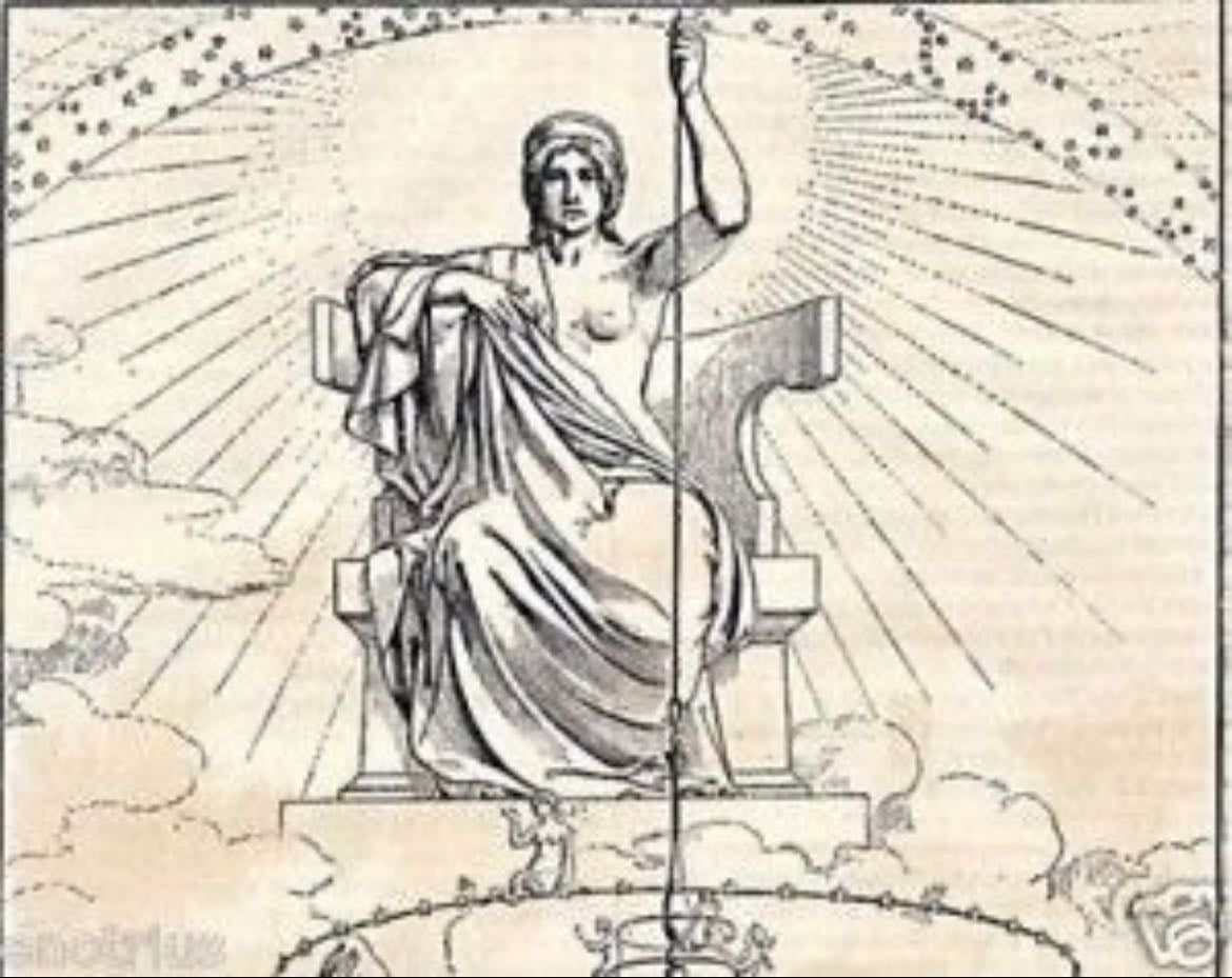 Ananke - The Greek primordial goddess of inevitability, compulsion, and necessity
Roman form: Necessitas