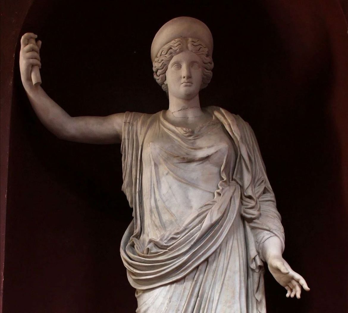 Hera - The Greek goddess of marriage;
Zeus's wife and sister. Hates Zeus for cheating
Roman form: Juno