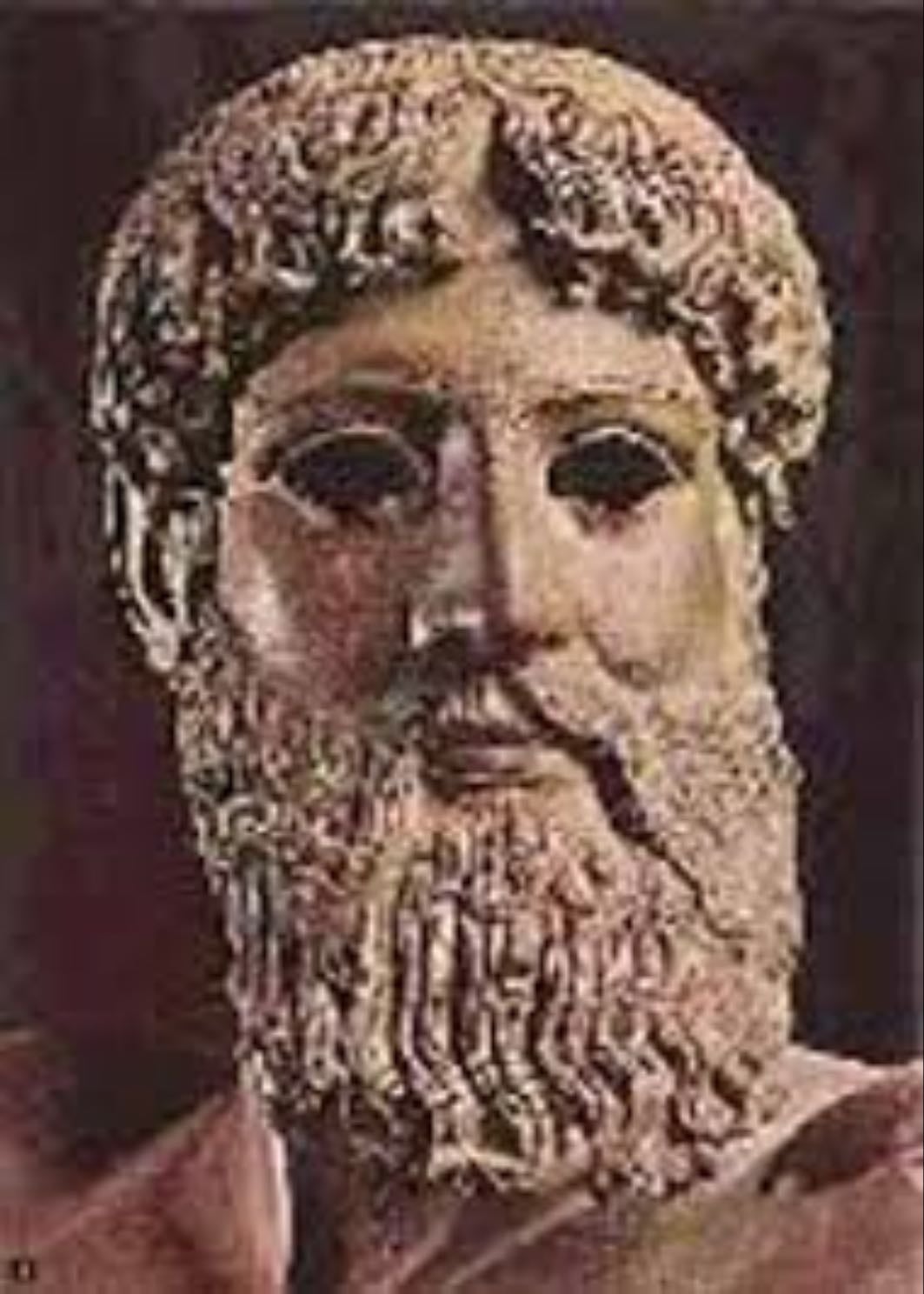 Coeus - The Greek Titan god of intellect, the north pole, and also considered the embodiment of the celestial axis around which the heavens revolve
Roman form: Polus