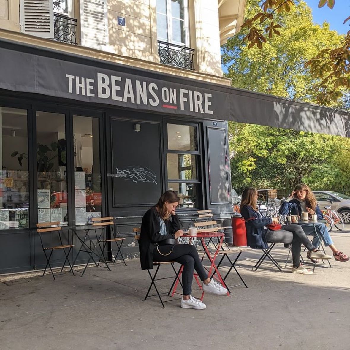 The Beans on Fire - Great Colombian coffee