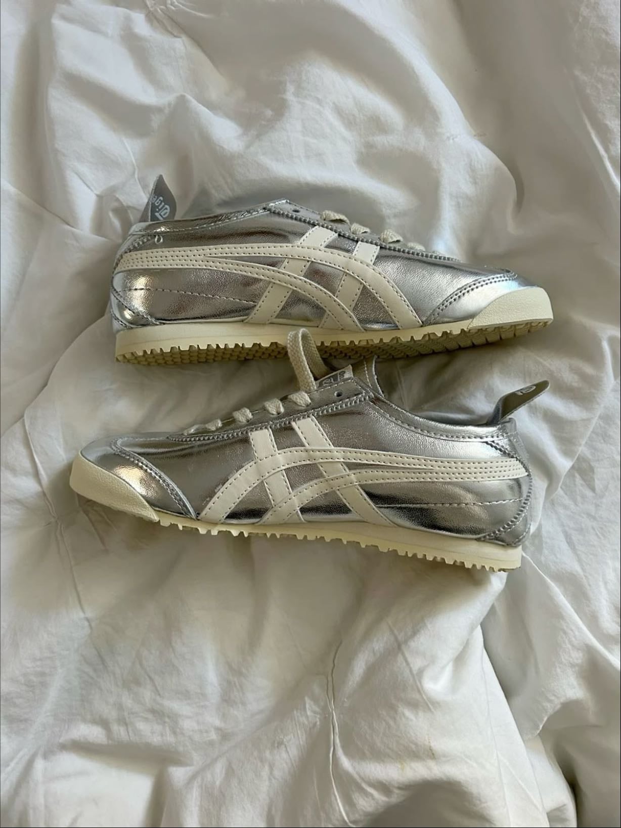 onitsuka tiger - silver/white mexico 66