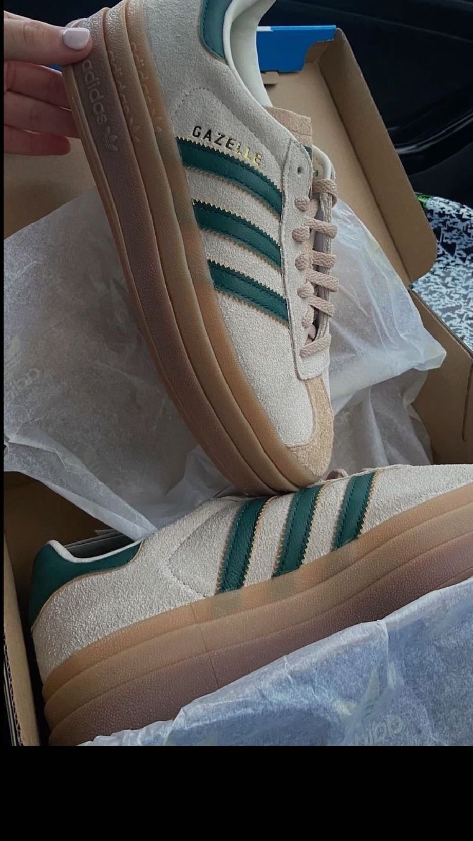 adidas - green gazelle