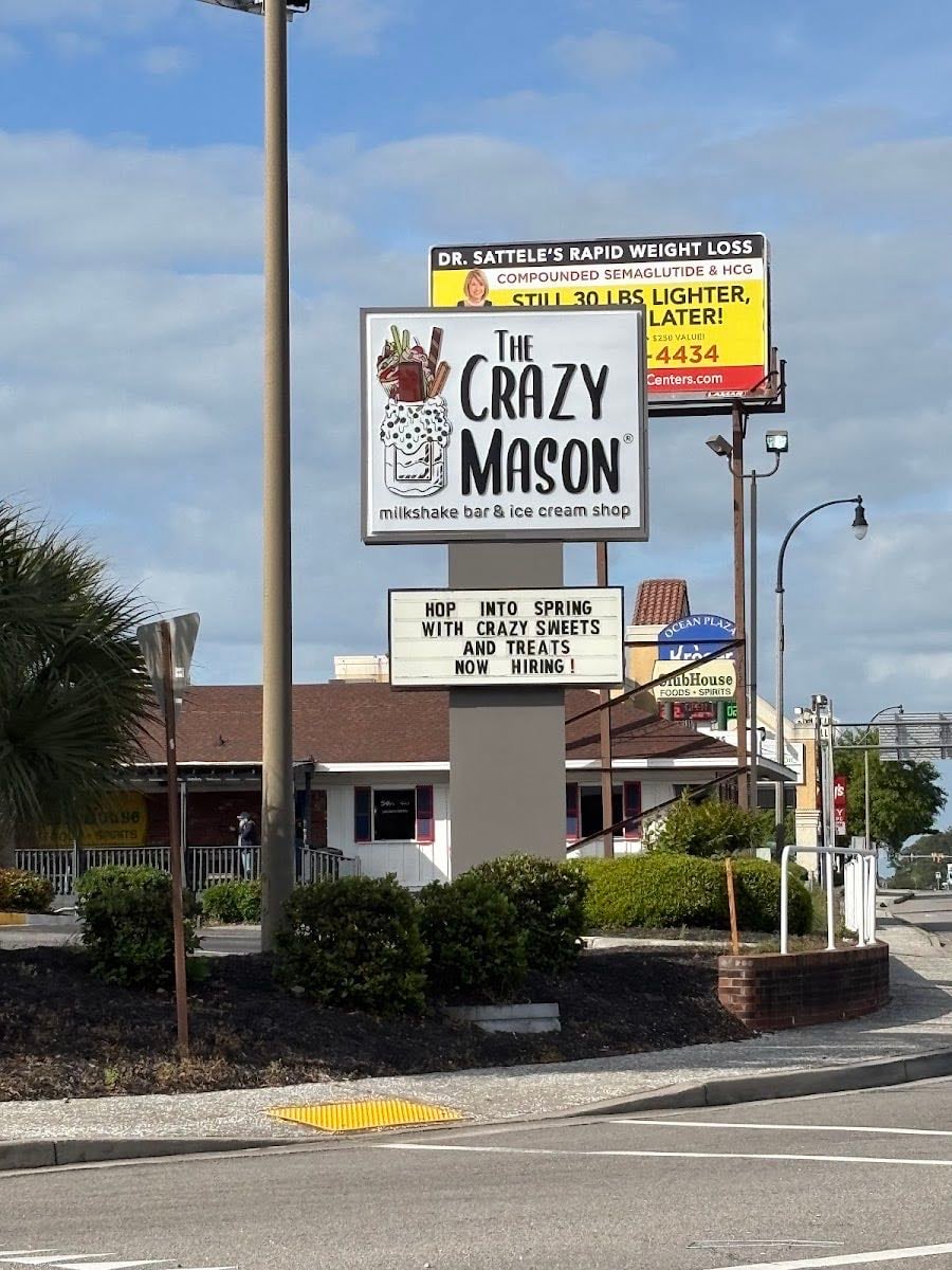 The Crazy Mason Milkshake Bar North Myrtle Beach
