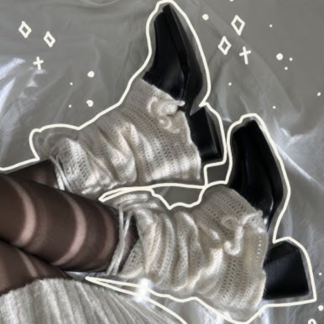 flared leg warmers