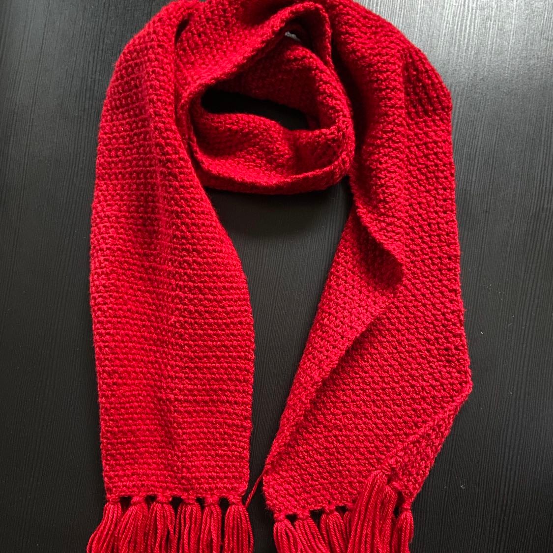 red scarf