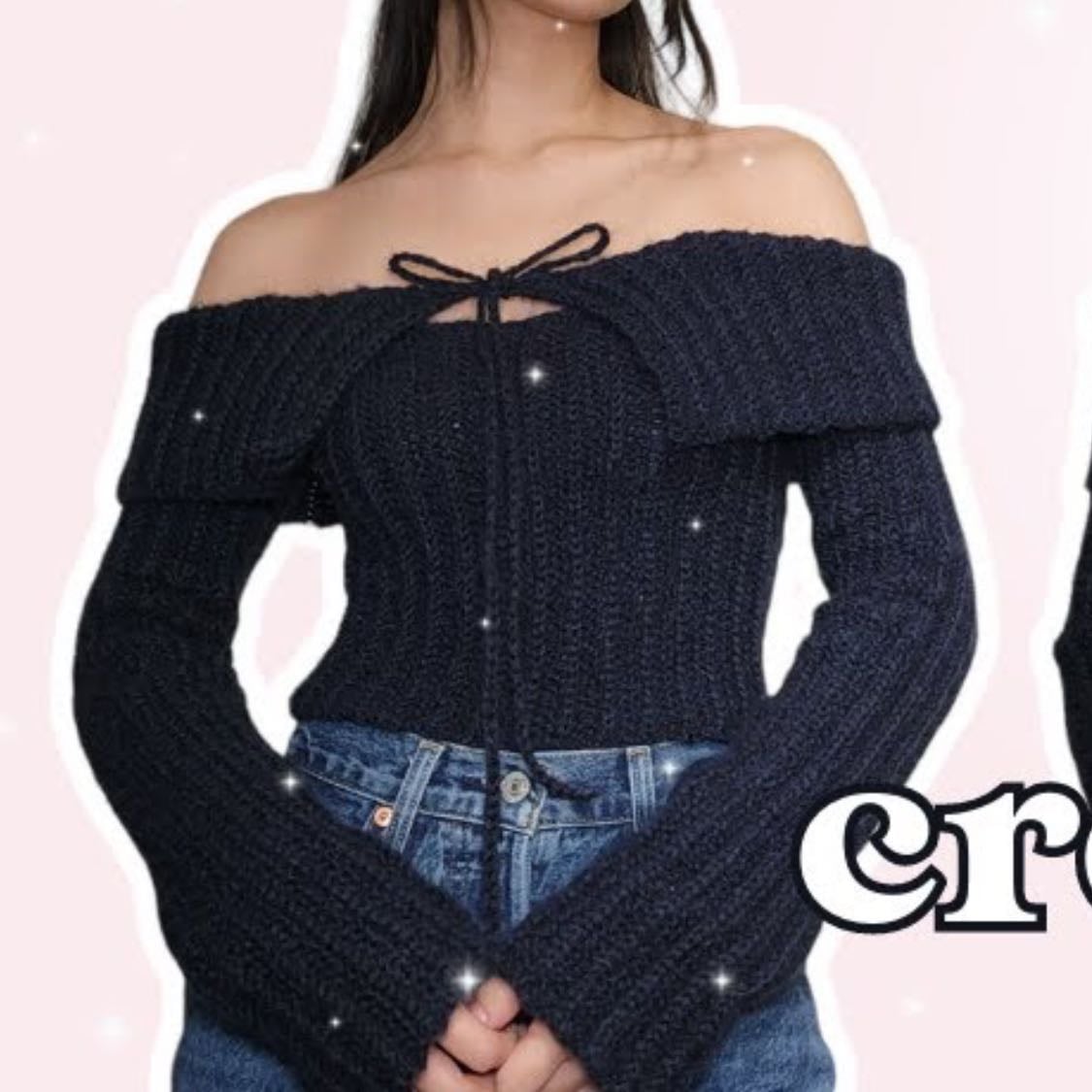 Off the shoulder sweater