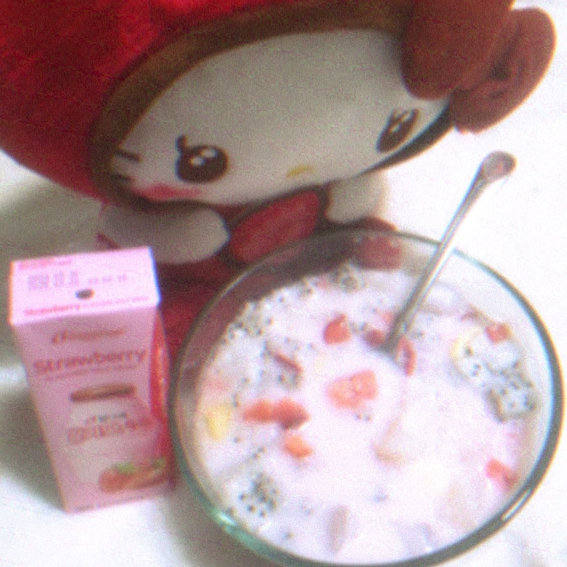 • hwachae - sliced/diced fruit w 🍓milk