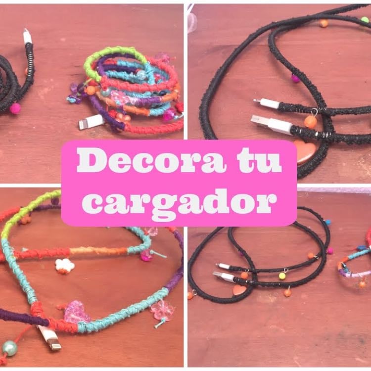 Cargador decorado🎀