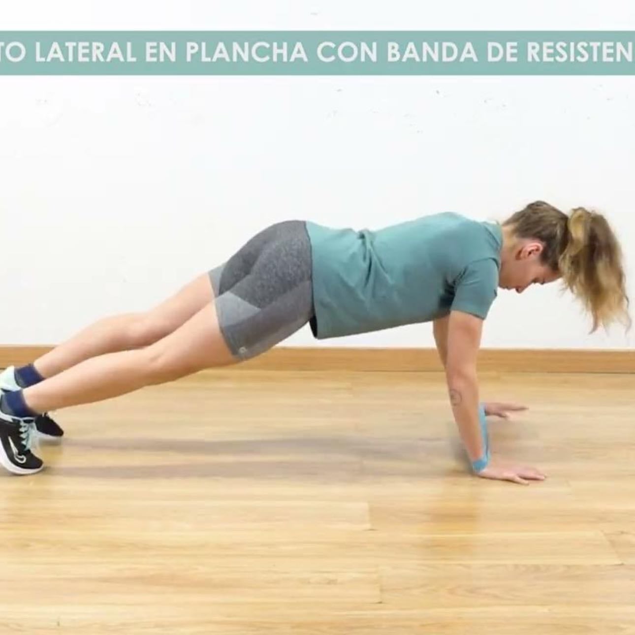 Plank con Desplazamientos - 3 sets | 30-45 segundos