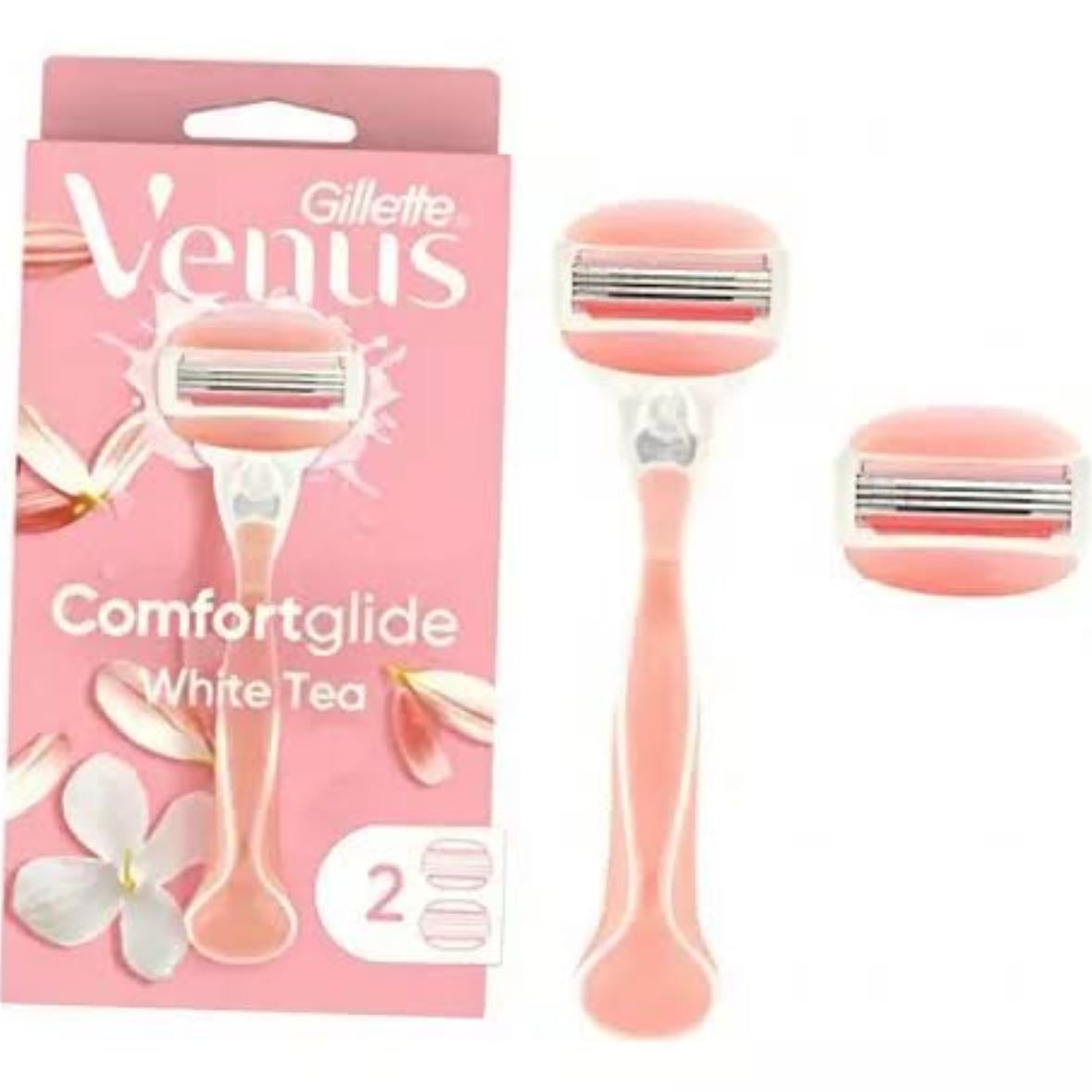 gillette venus comfortglide suga very scent rosa paquete