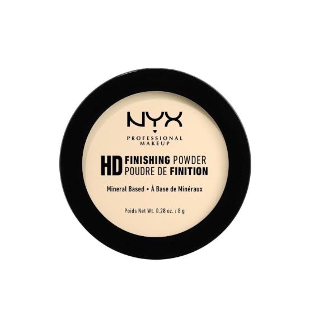 nyx hd finishing powder banana