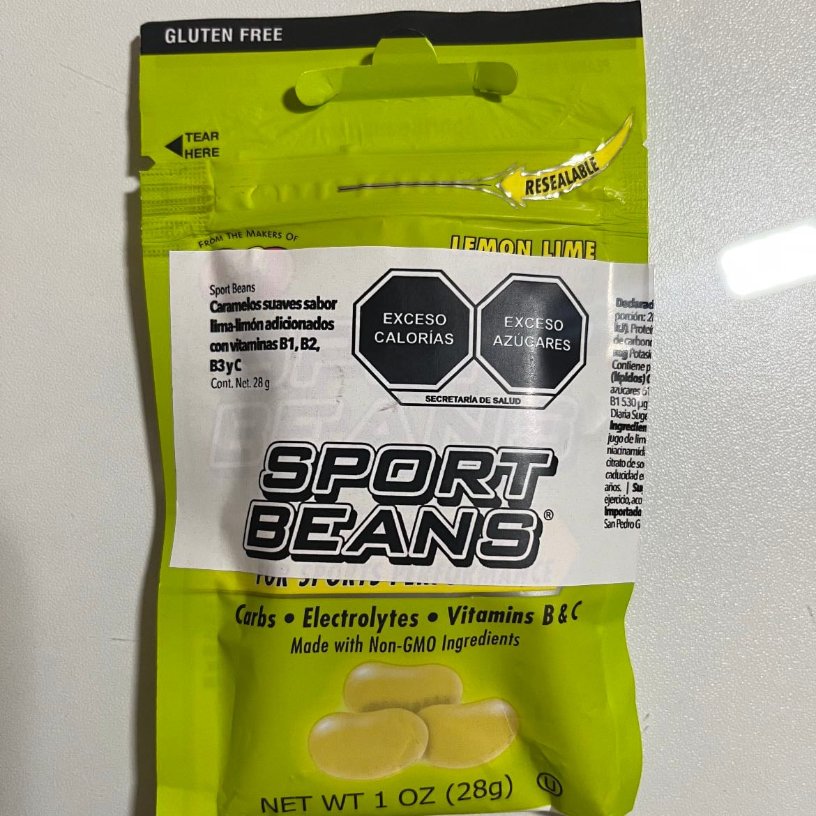 Sport Beans de Jelly Belly - Sabor: Lemon lime