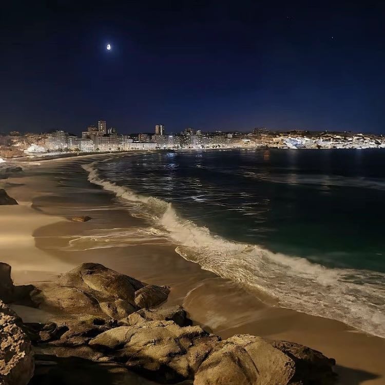 Beach by night 🌌