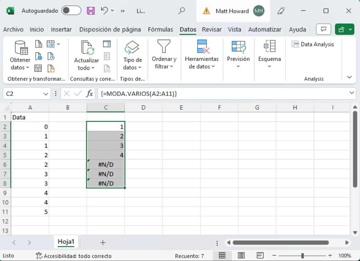 Curso Excel moda