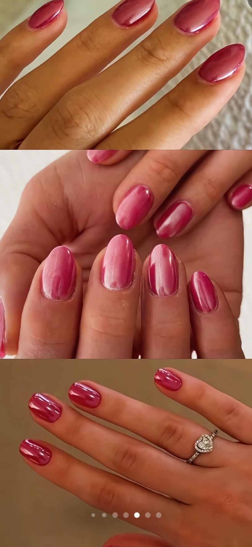 Pink flamenco nails