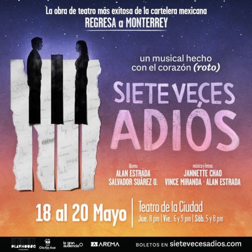Siete Veces Adiós - Alba Mesa, Nacho Tahhan, Ces Enriquez, Morena Valdés, Andrés Sarachaga, Esván Lemus, Moni Campos Po