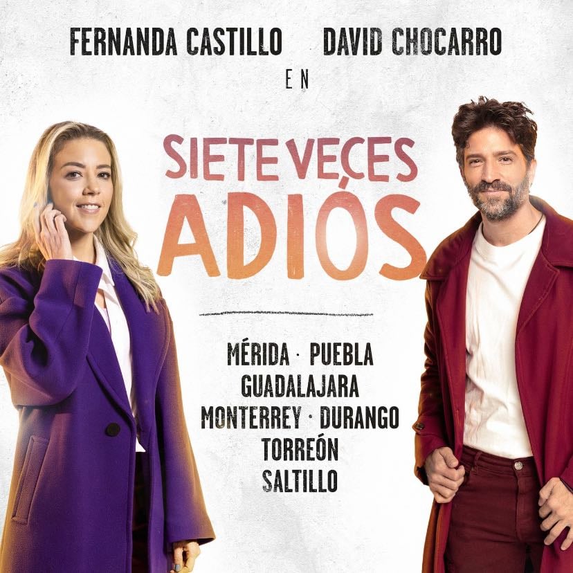 Siete Veces Adiós - Fernanda Castillo, David Chocarro, Ces Enriquez, Alba Messa, Diego Medel, Esván Lemus, Moni Campos Po