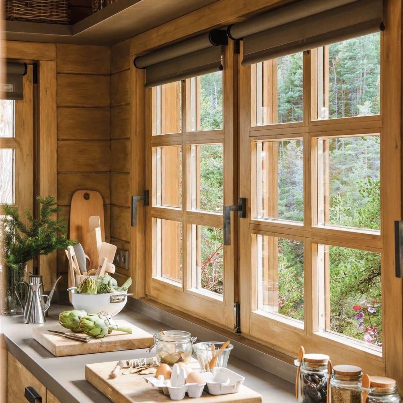 Ventanas en la cocina