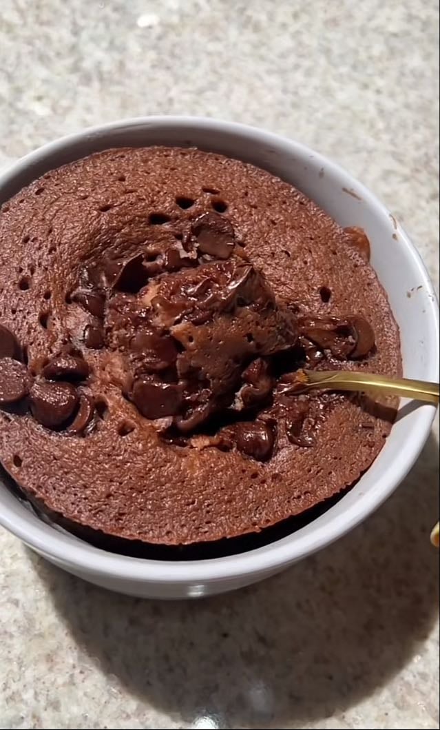 Breakfast choc cake
