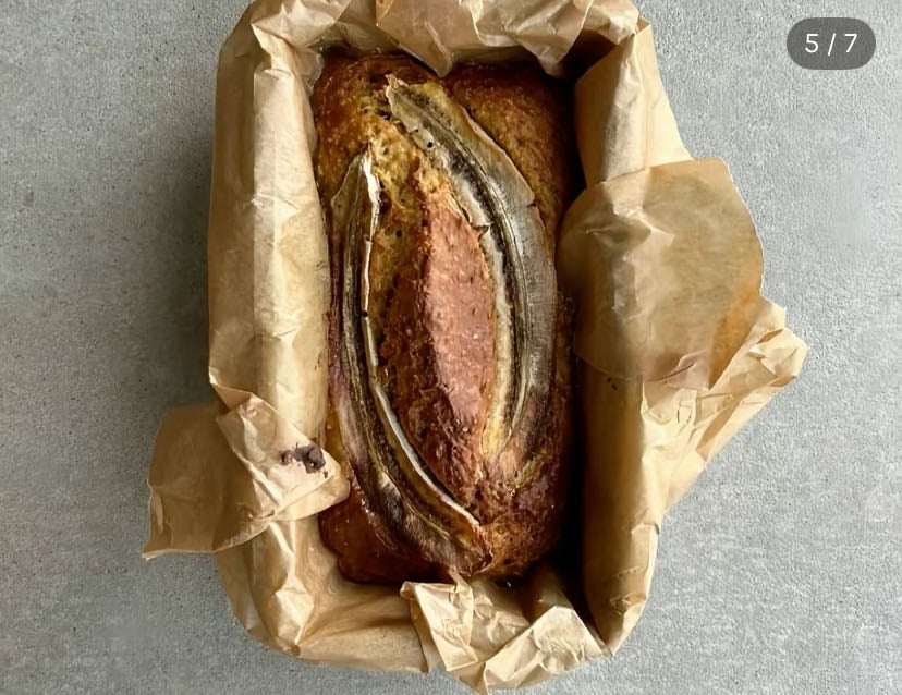 Banana oat bread