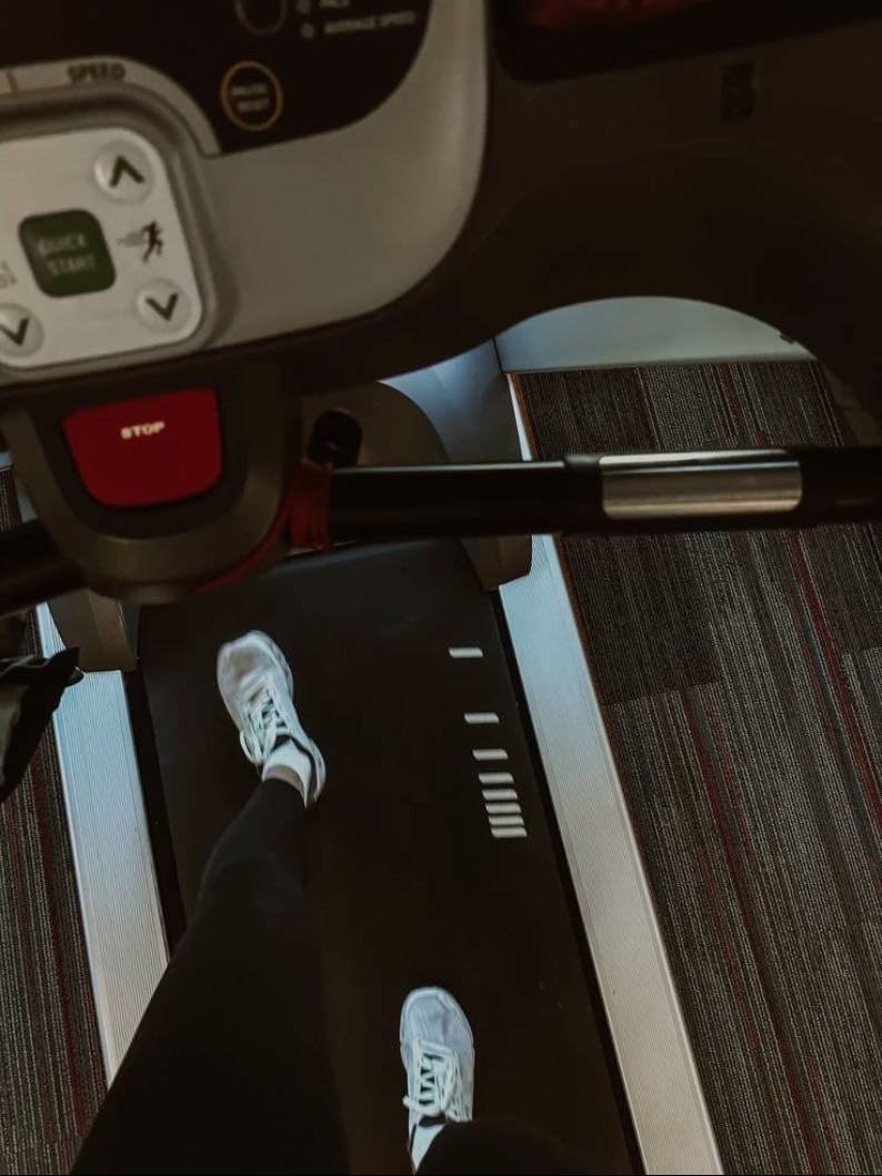 12/3/30 - 12 incline
3 speed
30 minutes