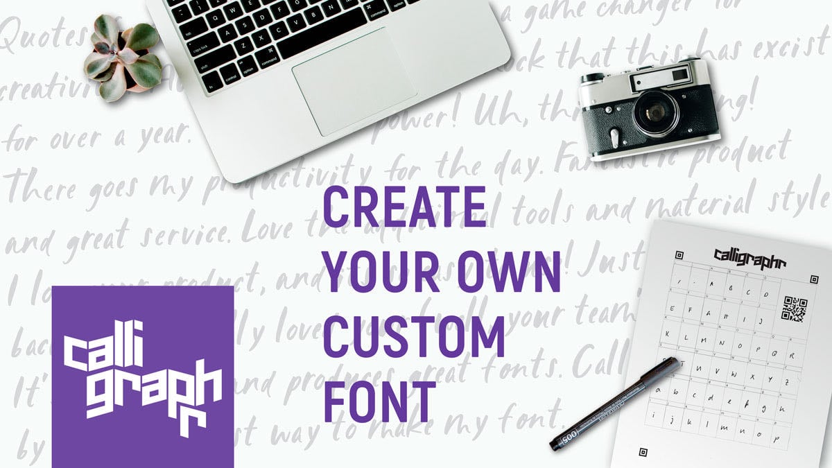 Create your own fonts