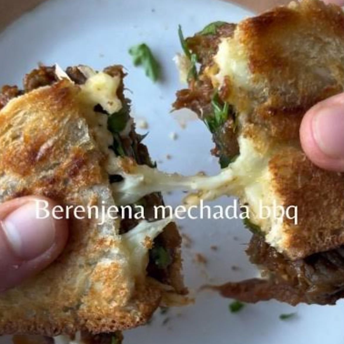Berenjena mechada bbq