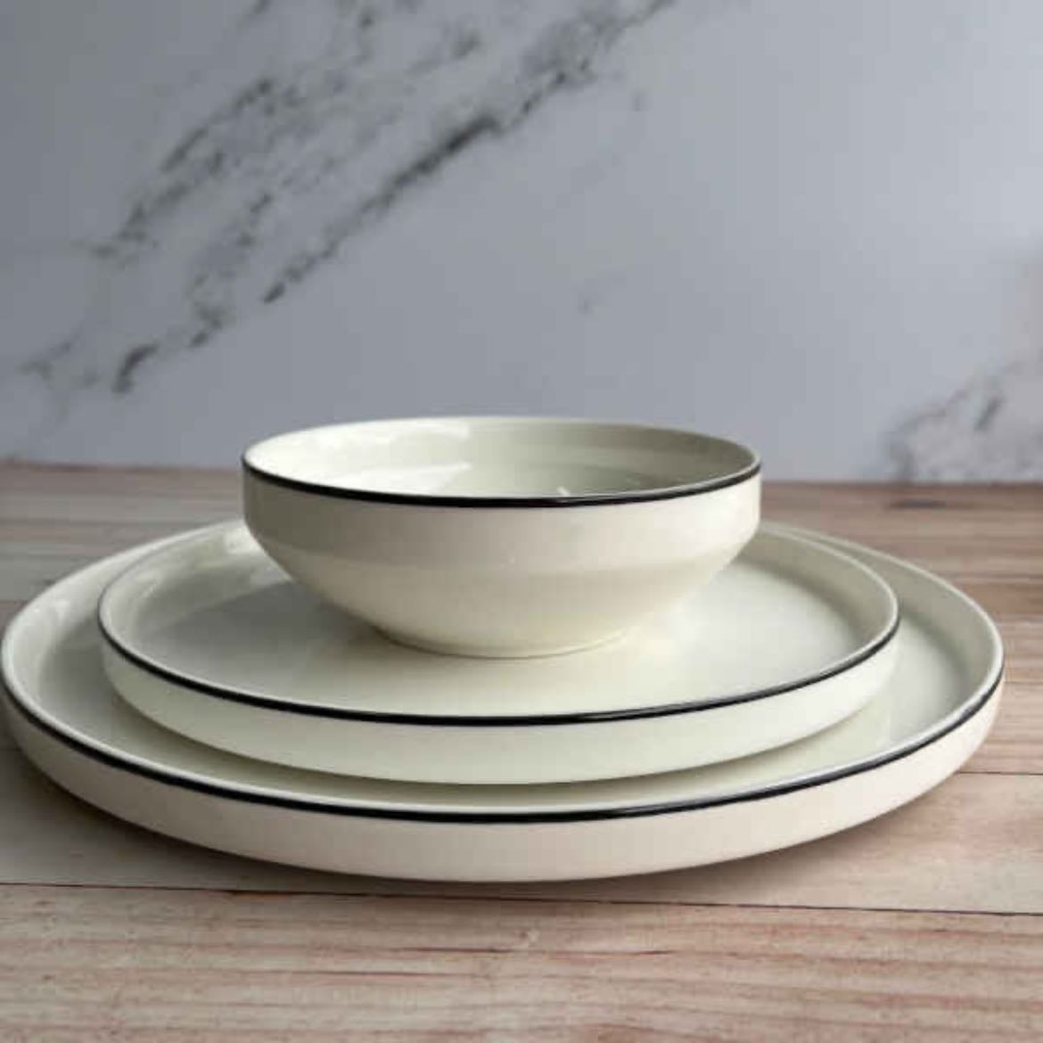 Set platos cerámica